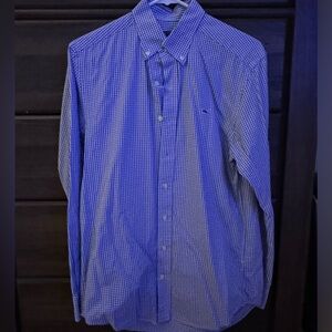 Men’s Vineyard Long Sleeve Dress Shirt Button Down - Small
